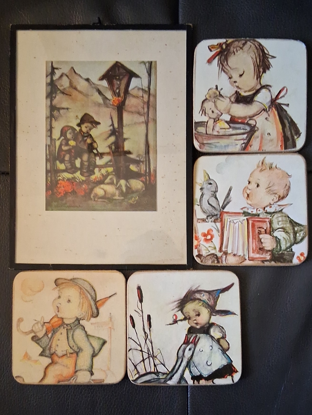 Hummel Framed Print and Coasters